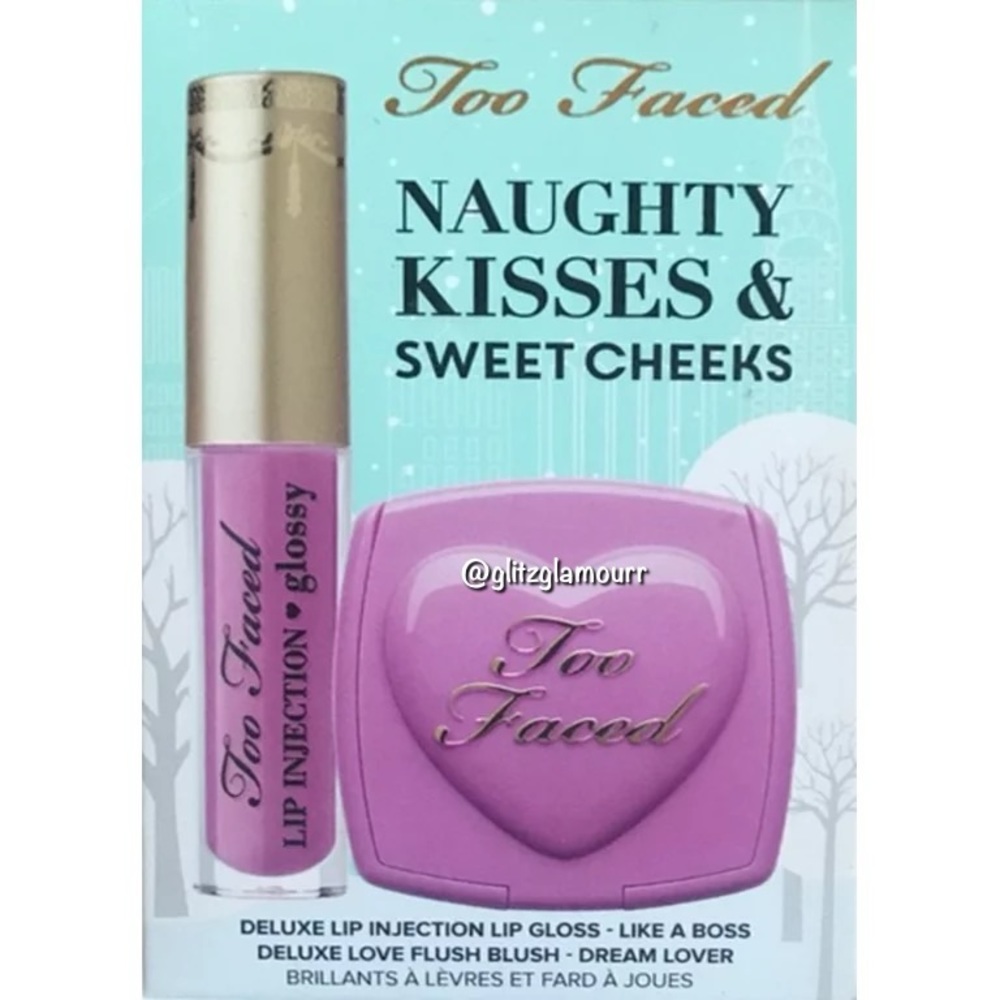 💜Too Faced Naughty Kisses & Sweet Cheeks 2-Piece Set💜